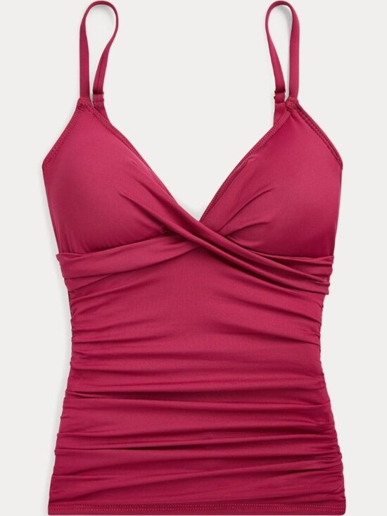 Lauren Ralph Lauren Other - NEW! Lauren Ralph Lauren Womens 10 Slimming Ruched Tankini Top & Bottom NWT $145